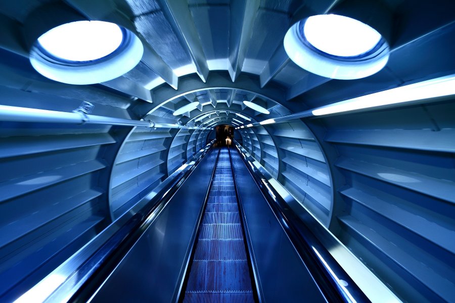 Эскалатор в Атомиуме